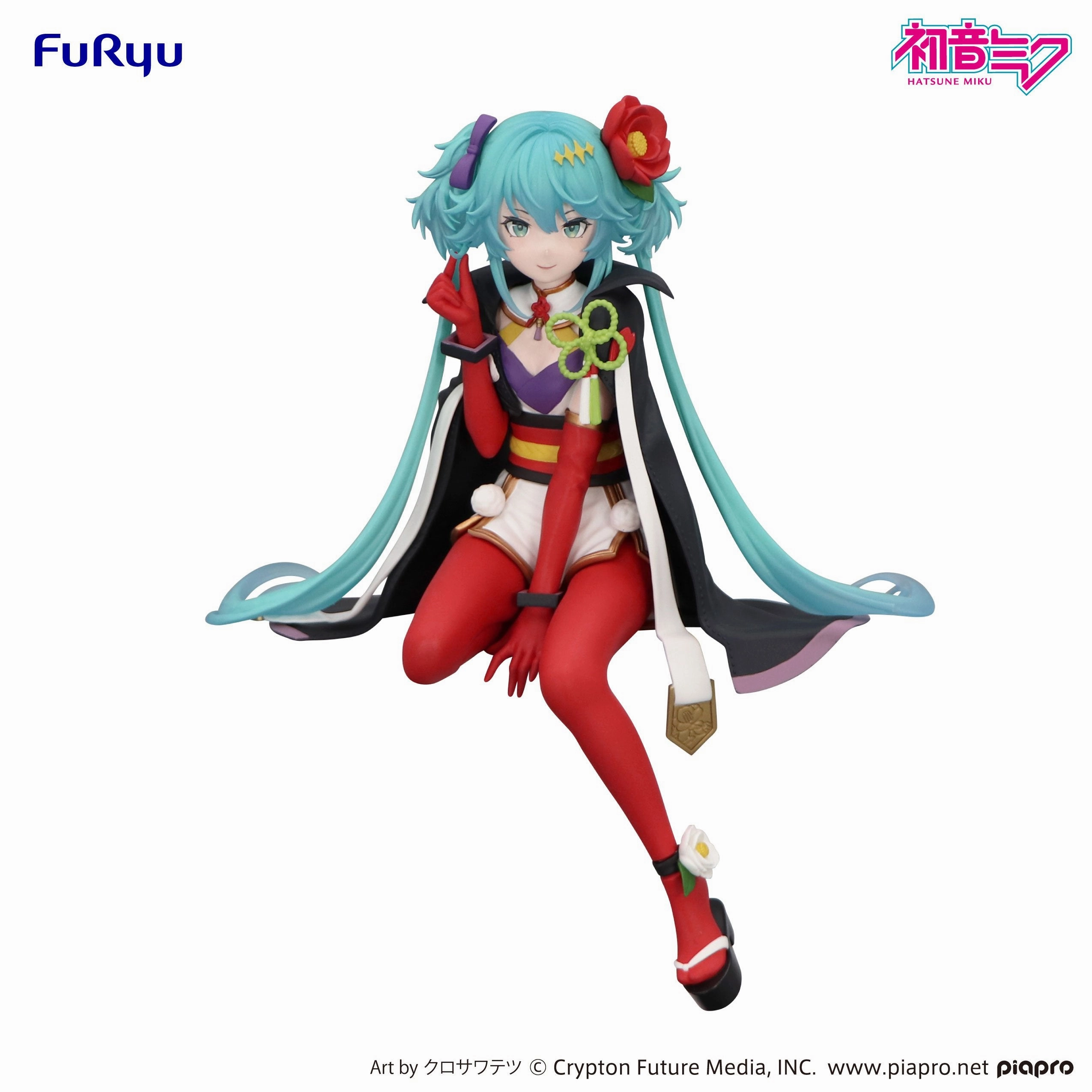 Cosmic Background HATSUNE MIKU - Flower Fairy Camelia - Statuette Noodle Stopper 15cm PRECO > 04/11