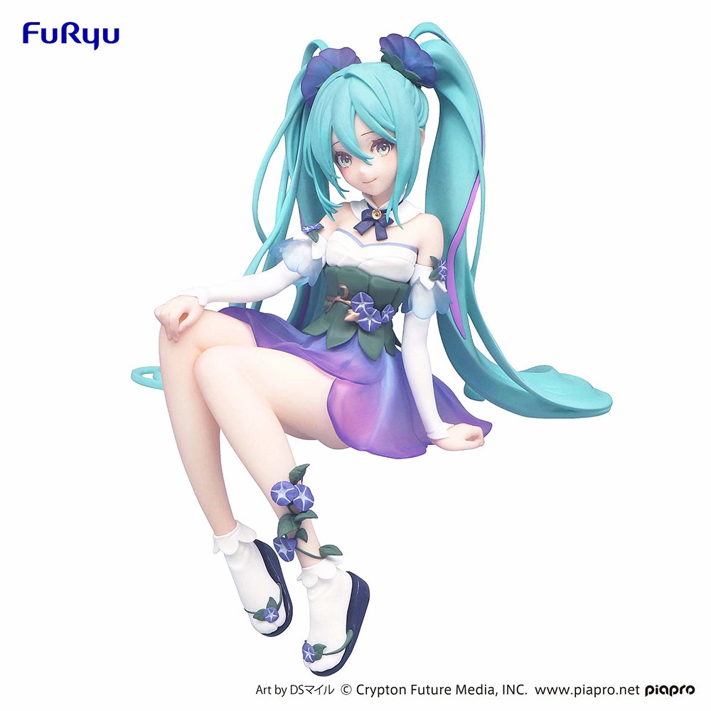 Hatsune Miku -Flower Fairy Morning Glory- Noodle Stopper Prize Figure Astronomy Tool