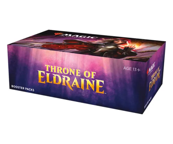 Mystery Drop Series Surprise Drop Display MTG Throne Of Eldraine Booster Box (36 Packs)