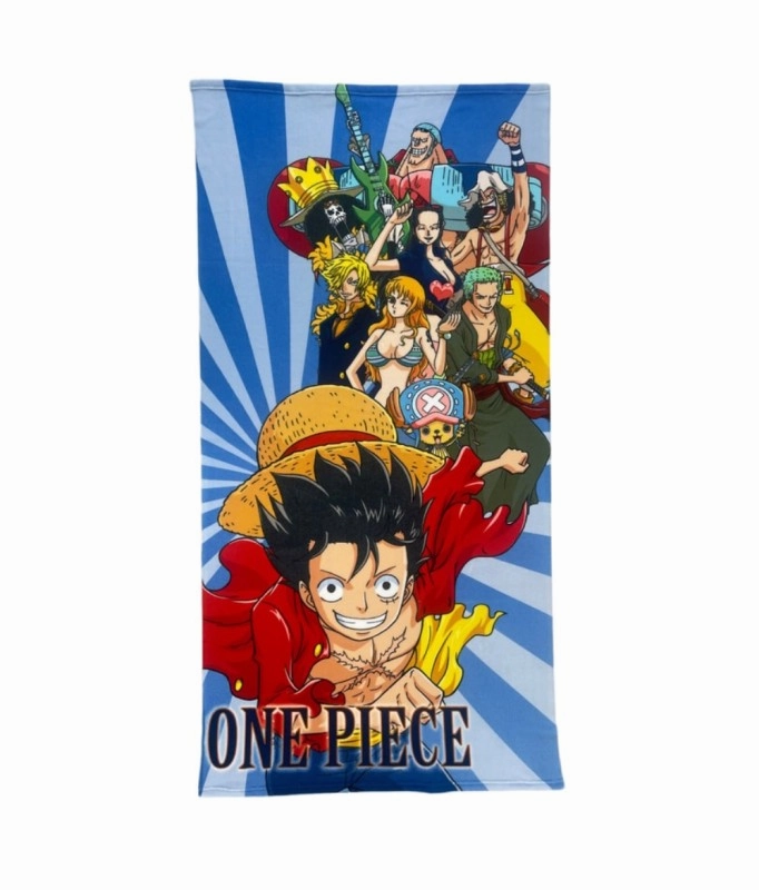 Riddle Game Animal Figures ONE PIECE - SERVIETTE DE PLAGE EN MICROFIBRE LUFFY ET SON ??QUIPAGE (140X70CM)