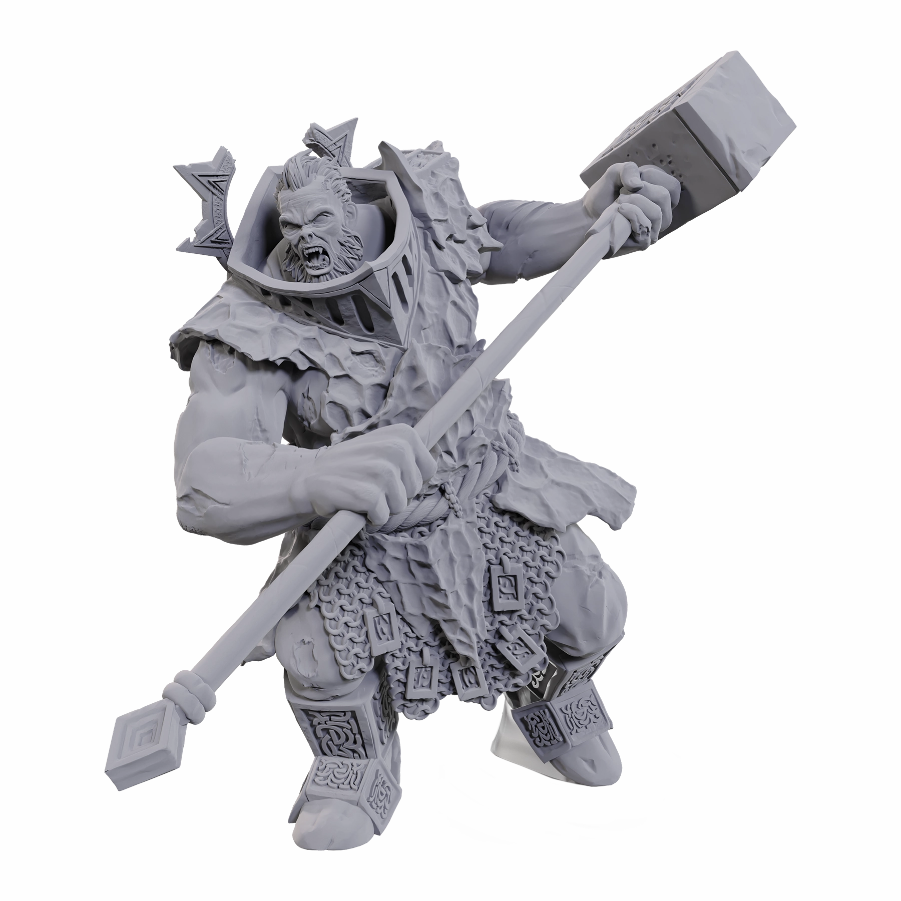 Almost Never Rank Cognitive Training DND UNPAINTED MINIS WV23 FIREGAUNT