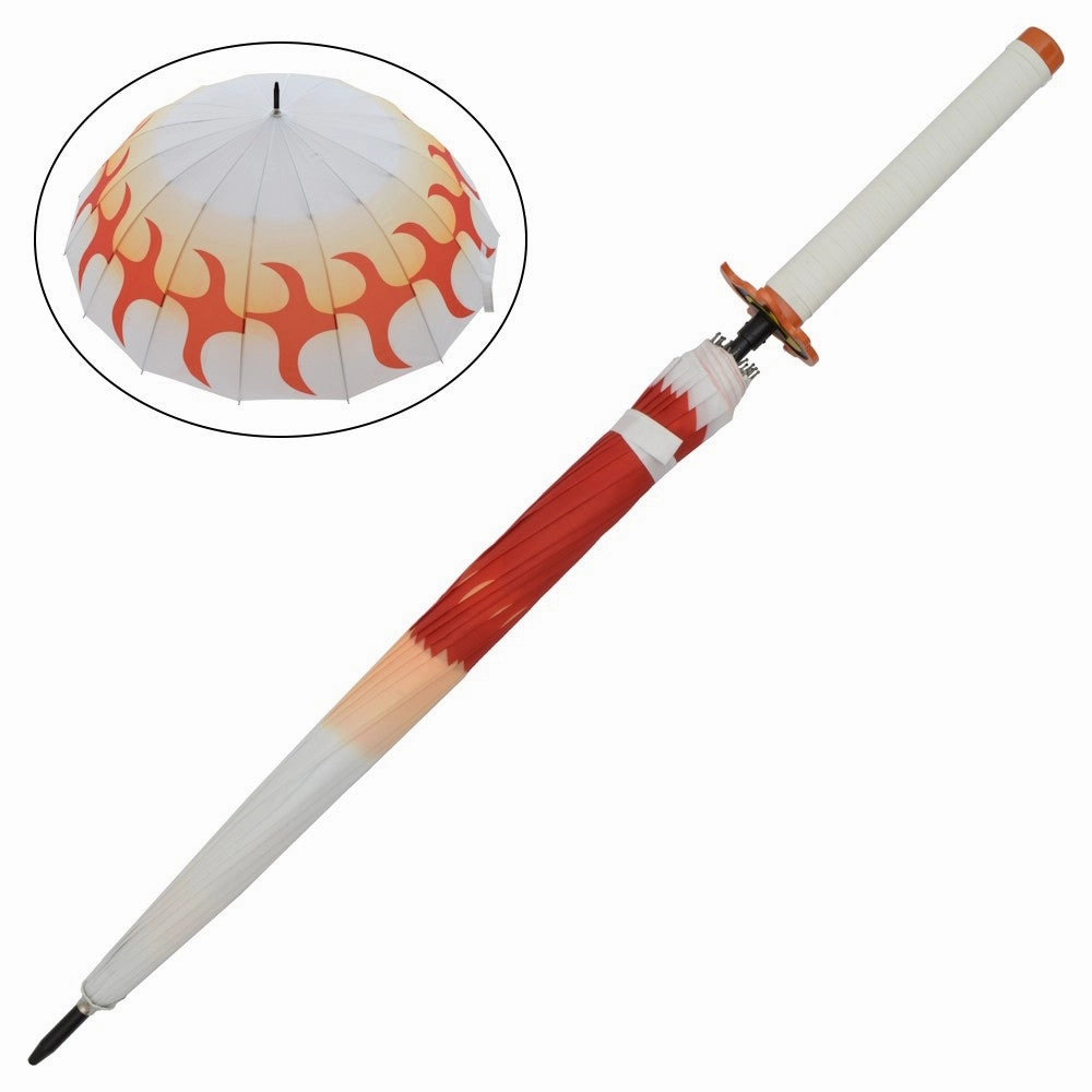 PARAPLUIE AVEC POIGN??E DE STYLE KATANA DE RENGOKU KYOJURO DEMON SLAYER - KIMETSU NO YAIBA Tiny Novelty