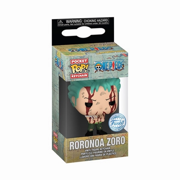 FUNKO POCKET POP! KEYCHAIN: ONE PIECE - ZORO (NOTHING HAPPENED) Math Whiz Relativity Concept