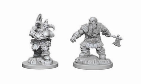 Reinterpretation D&D Unpainted Minis WV6 Male Dwarf Barbarian