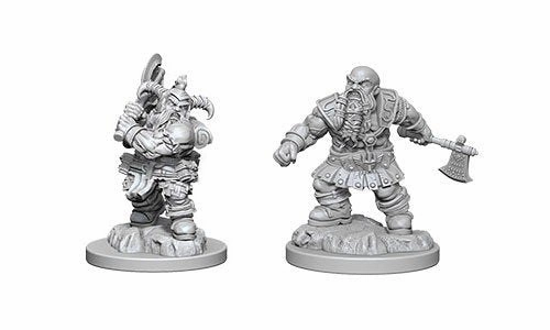 Reinterpretation D&D Unpainted Minis WV6 Male Dwarf Barbarian