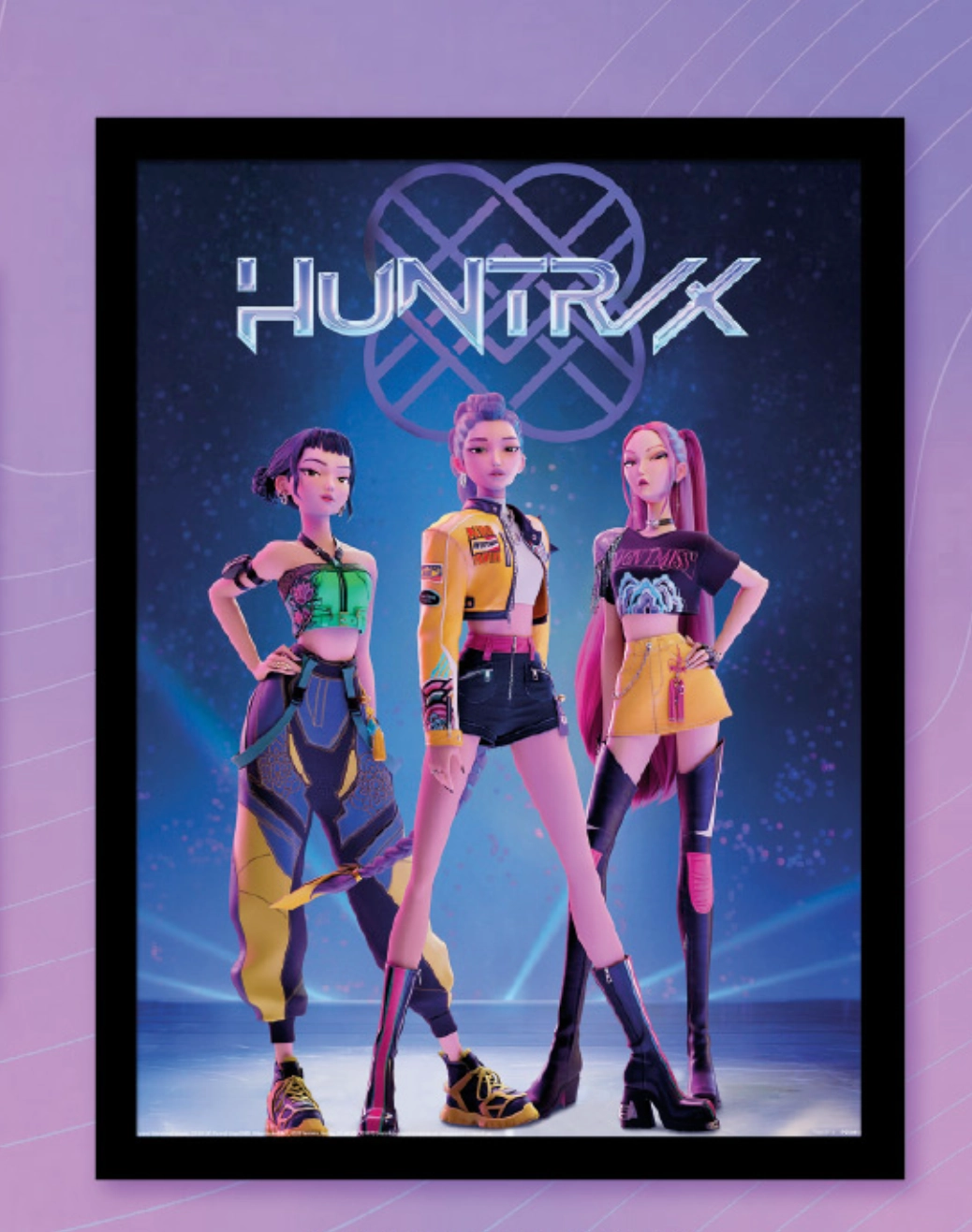 Gear Creator K-POP DEMON HUNTERS - Huntrix - Impression Encadr??e 45x35cm