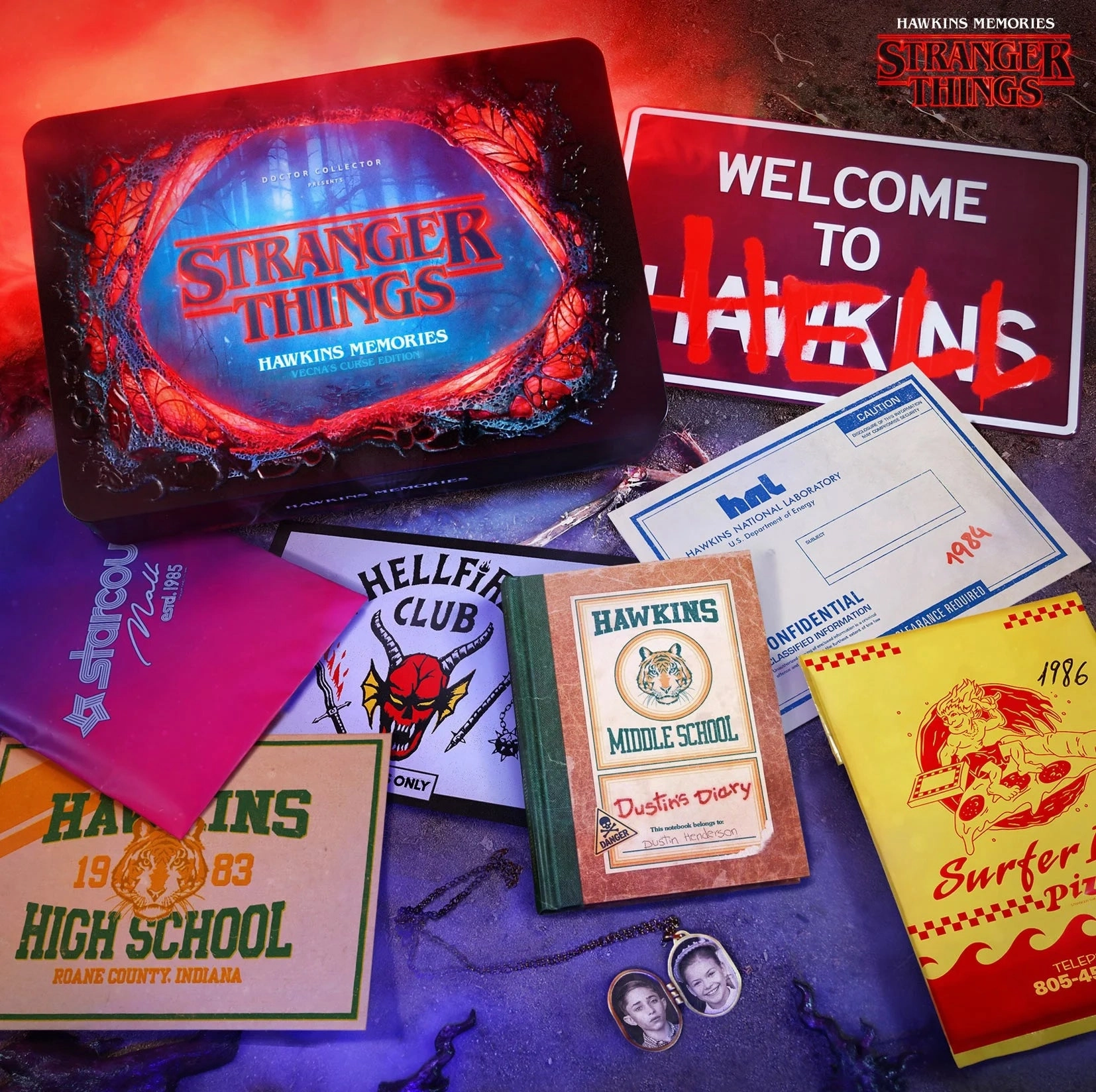 STRANGER THINGS - Hawkings Memories Box - Vecna's Curse Edition UK Limited Time