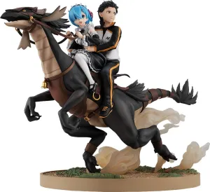 Realistic Sculpture KDcolle Re:ZERO -Starting Life in Another World- Rem & Subaru: Attack on the White Whale Ver. Complete Figure