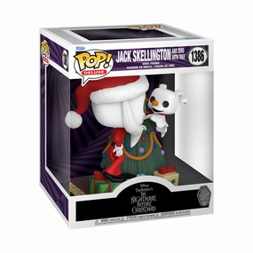 Story Finish Funko Pop! Deluxe: The Nightmare Before Christmas 30th Anniversary - Jack & Zero (with Tree)