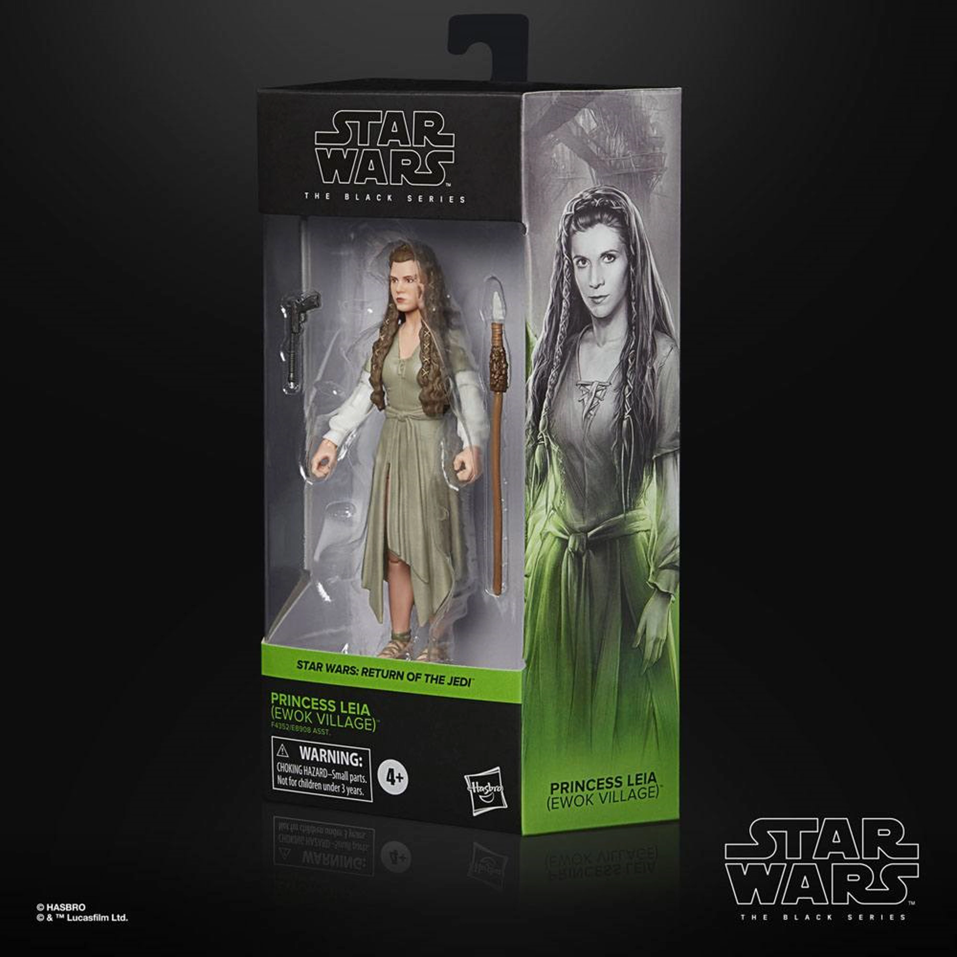 Journey End Tile Game Star Wars The Black Series - Figurine d'action de la princesse Leia (Village Ewok) 15cm