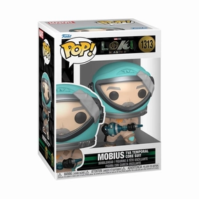FUNKO POP! MARVEL: LOKI SEASON 2 - MOBIUS (TVA TEMPORAL CORE SUIT) Wind Up beach scene