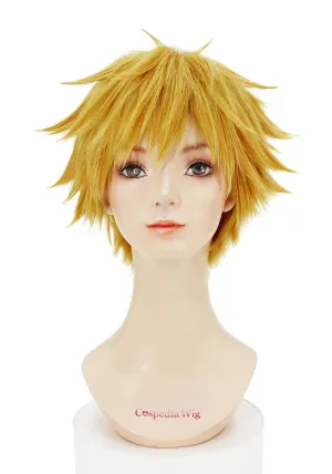 Infrequent Rank "Chainsaw Man" Denji style cosplay wig