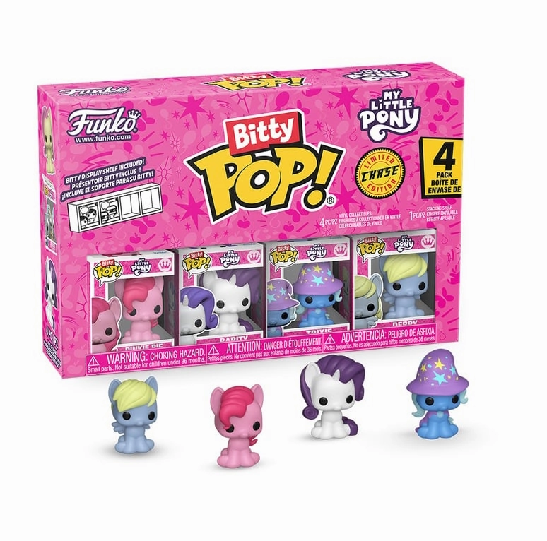 Responsibility Take MY LITTLE PONNY - Bitty Pop 4 Pack 2.5cm - Pinkie Pie avec Chase PRECO > 30/10