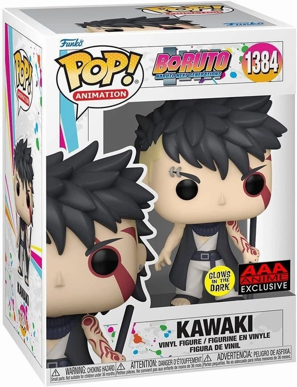 FUNKO POP! ANIMATION: BORUTO: NARUTO NEXT GENERATIONS - KAWAKI (GLOW IN THE DARK) - AAA ANIME EXCLUSIVE Tolerance Promote Brain Teaser