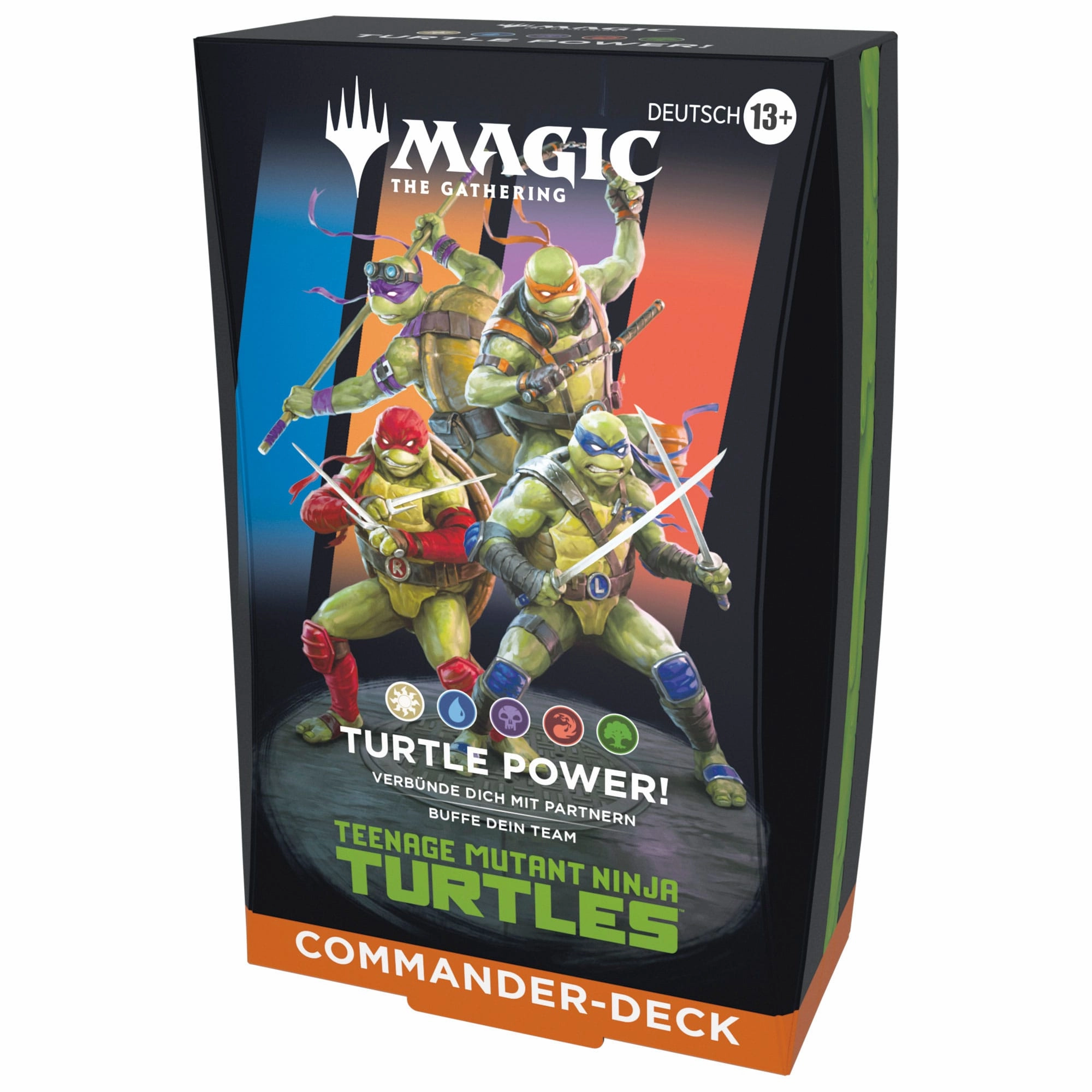 Magic the Gathering Teenage Mutant Ninja Turtles deck Commander *ALLEMAND* PRECO > 02/01/26 Game Mechanics Acceptance Gain