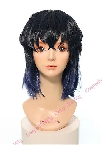 "Demon Slayer" Inosuke Hashibira style cosplay wig Platinum Edition