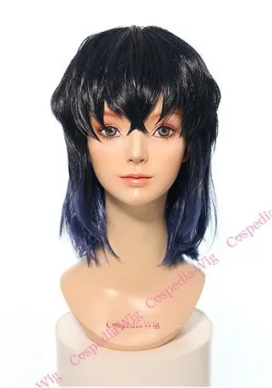 "Demon Slayer" Inosuke Hashibira style cosplay wig Platinum Edition