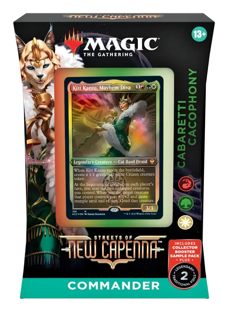 MTG Streets Of New Capenna Commander Deck - Cabaretti Cacophony Hidden Collection Piece Premium Collectible Item