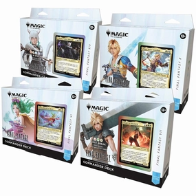 MTG FINAL FANTASY COLLECTOR COMMANDER SET OF 4 (2025-06-06) *NO TRADE CREDIT*  * Collectible Drop Opening Exclusive Pack Display