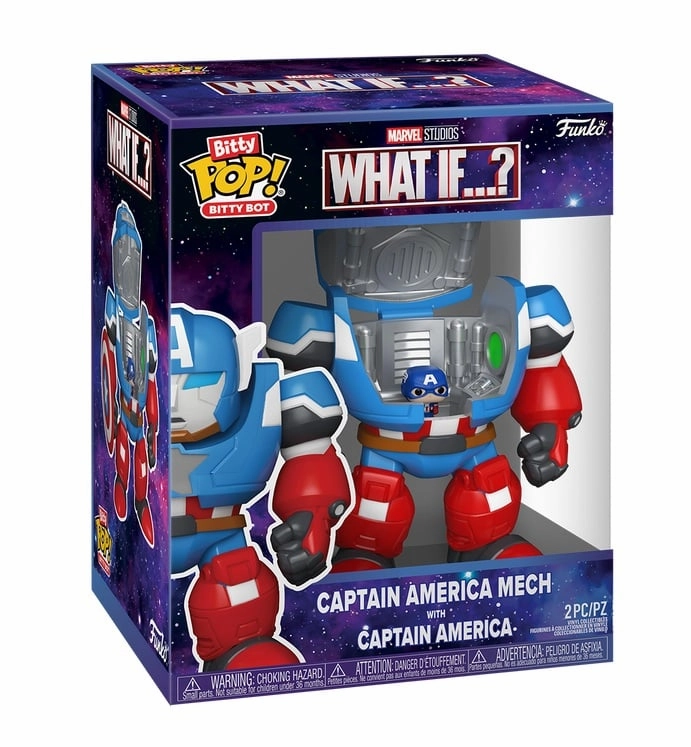 MARVEL - Bitty Bots - Captain America Mech avec Cap PRECO > 30/10 Ability Maximize
