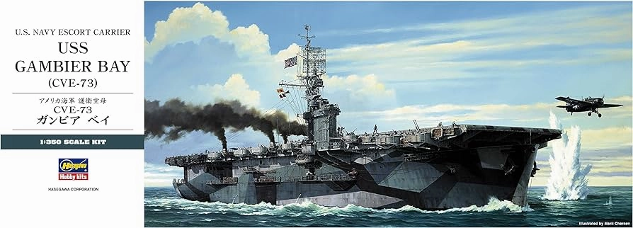 1:350 US Navy Escort Carrier USS Gambier Bay (CVE-73) Creative Expression