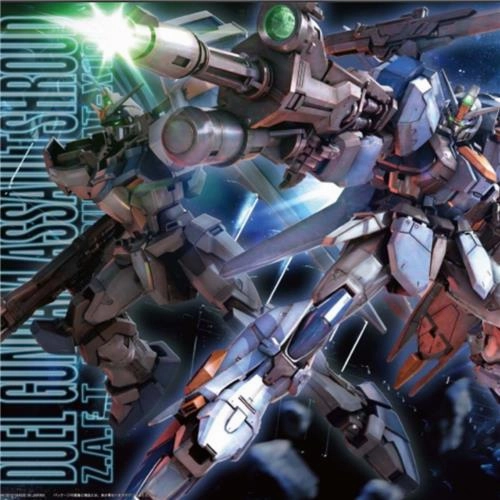 MG 1/100 Duel Gundam Assaultshroud Toy Sculpture Bookcase Display