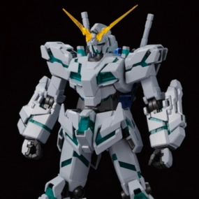 Display Figure Display Item MG 1/100 Unicorn Gundam (Red/Green Twin Frame Edition) Titanium Finish