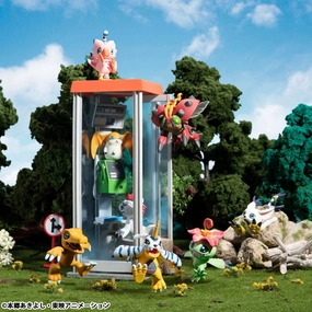 Ceramic Sculpture Monster Figure DIGIMON ADVENTURE Digicolle! MIX (rerun) (SET of 8pcs)