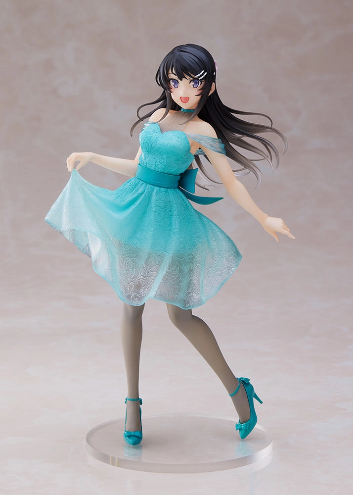 Coreful Figure Sakurajima Mai ~Clear dress ver.~ Prize Figure Narrative Display