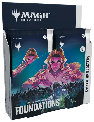 Collector's Pack Display MTG FOUNDATIONS COLLECTOR BOOSTER BOX Collector's Drops