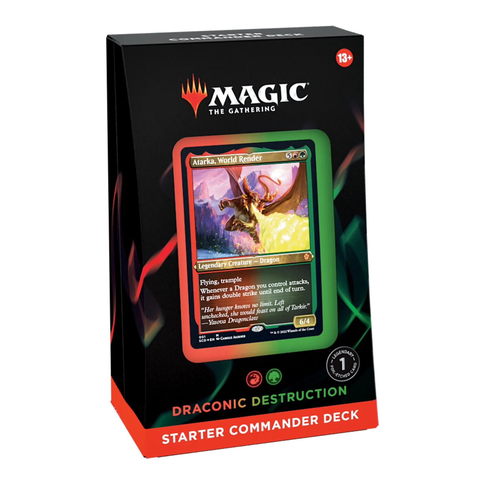 Limited Pack Series Random Drop Opening MTG Starter Commander Deck - Draconic Destruction