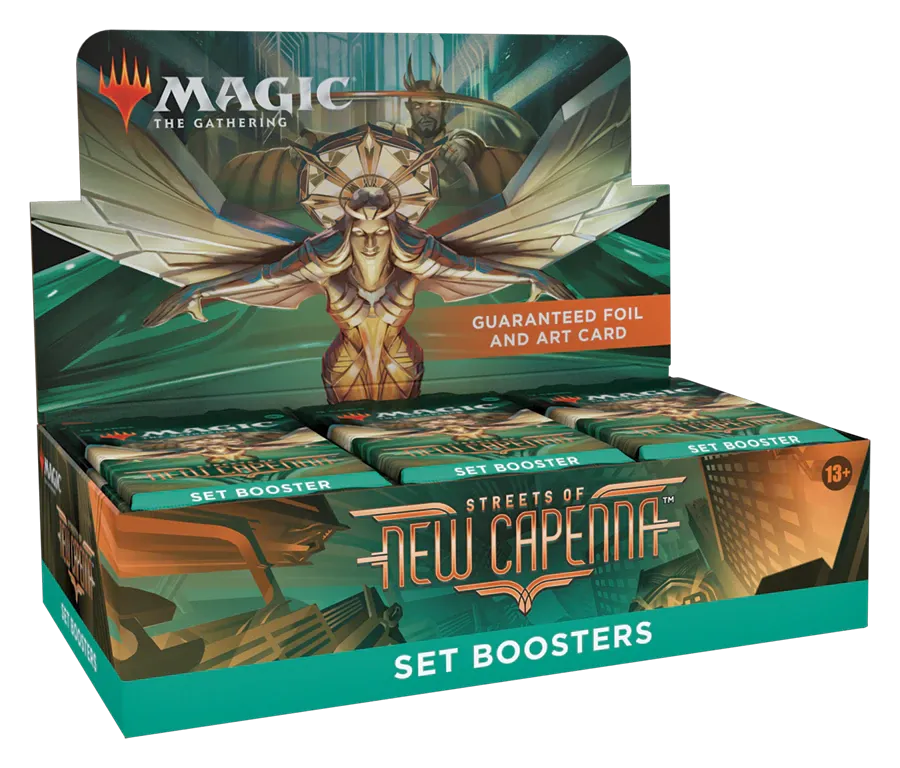 MTG Streets Of New Capenna Set Booster Box (30 Packs) Mystery Find Display Secret Miniature Box