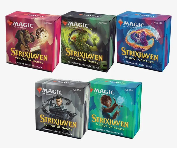 MTG Strixhaven: School Of Mages Prerelease Kit (One Random Guild Kit) Hidden Pack Series Toy Mystery Box