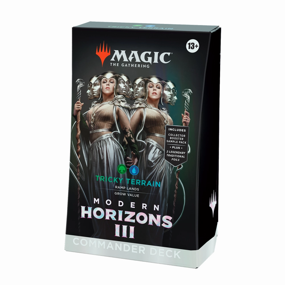 Surprise Find Reveal Collector's Series Set MTG Modern Horizons III Commander Deck - Tricky Terrain