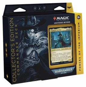 Toy Drop Series Collector's Pack Series MTG Warhammer 40000 Commander Deck - Forces of the Imperium (Collectors Edition)