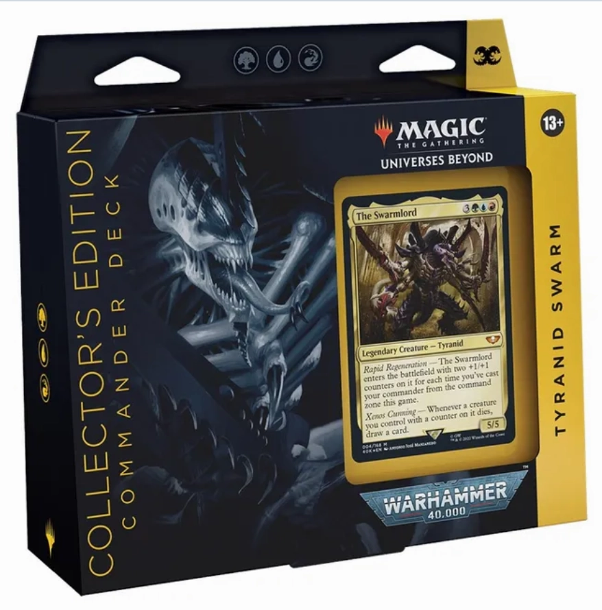 MTG Warhammer 40000 Commander Deck - Tyranid Swarm (Collectors Edition) Random Series Opening Exclusive Series Display