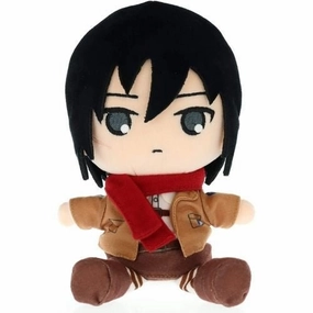 Attack on Titan Munyu Plush S Mikasa Sculpted Art Grand Prize