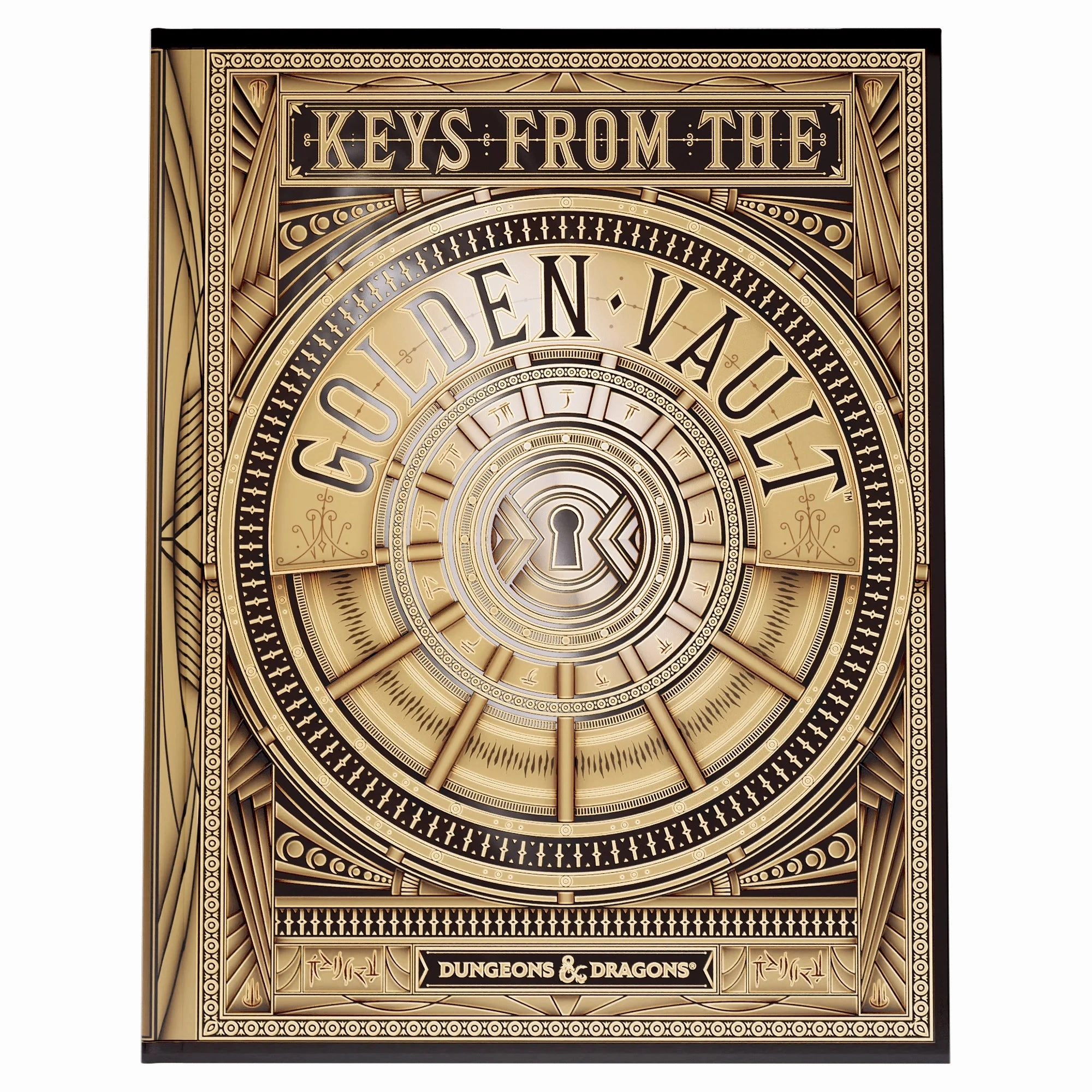D&D Book Keys from the Golden Vault HC Alternate Cover Exclusive Drop Release