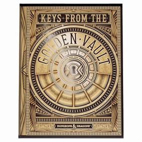 D&D Book Keys from the Golden Vault HC Alternate Cover Exclusive Drop Release