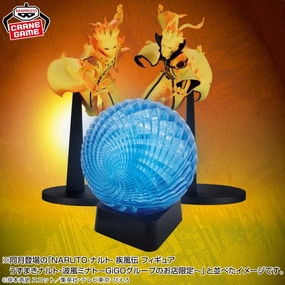 NARUTO: Shippuden - Rasengan Effect Light & Naruto Uzumak & Minato Namikaze Dining Table