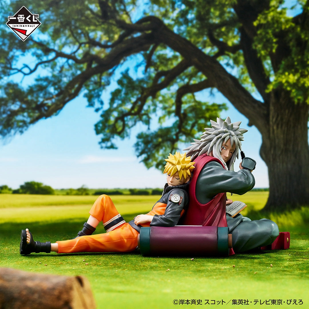 NARUTO: Shippuden - Three Legendary Shinobi - Revible Moment - Naruto Uzumaki & Jiraiya Figure [Ichiban-Kuji Last One Prize] Action Item Steampunk Design