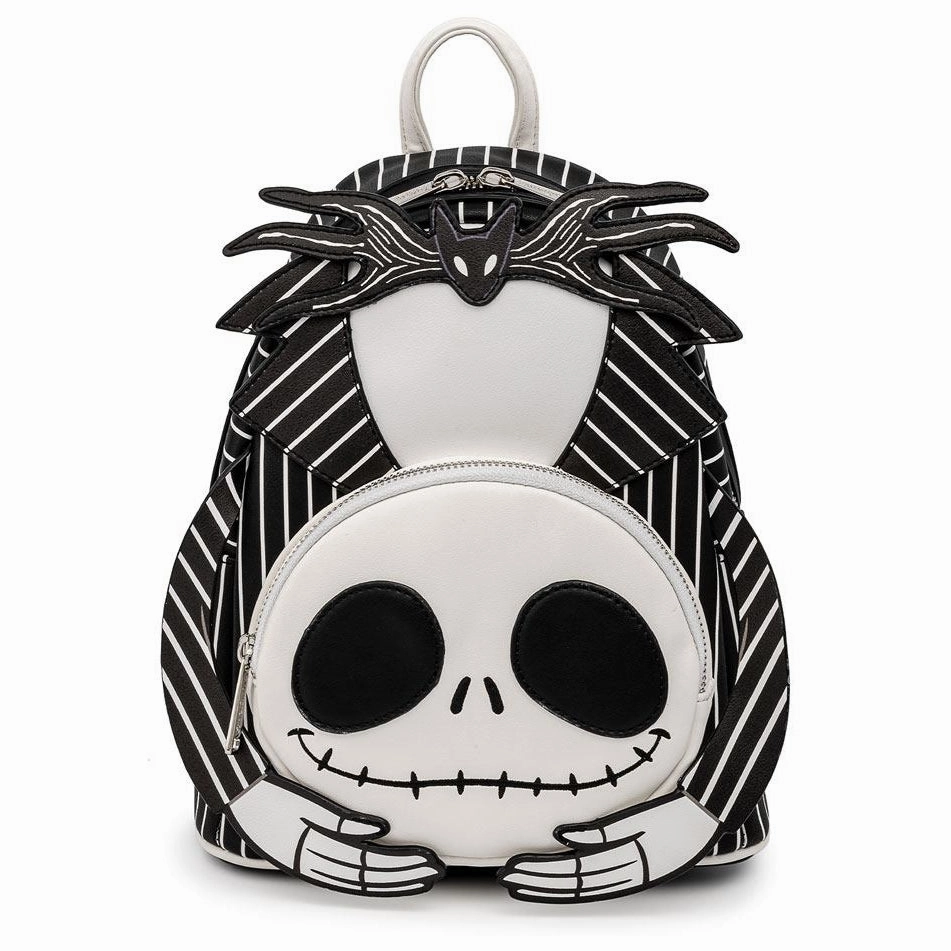 NBX - Jack Skellington - Sac ?? dos LoungeFly '23x26.5x11.5' Mini Attitude Bodybuilder Pose