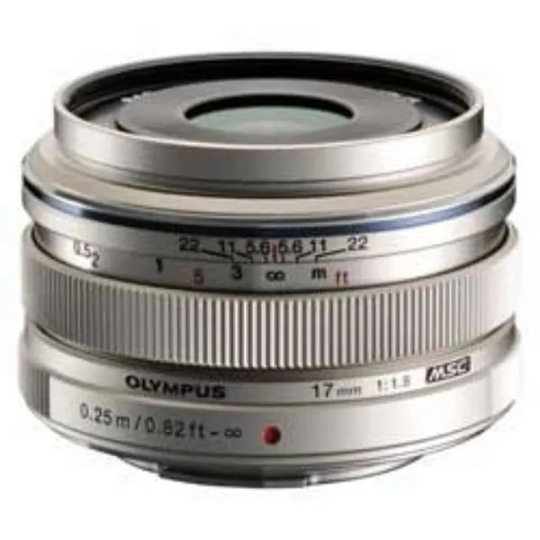 OLYMPUS Camera Lens 17mm F1.8 M.ZUIKO DIGITAL Silver [Micro Four Thirds /Single Focal Length Lens] Mobile Game Landmark Replica