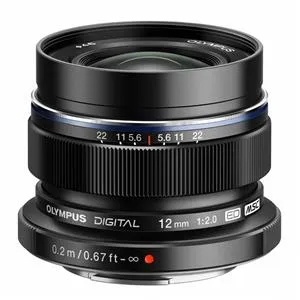 OLYMPUS Camera Lens ED 12mm F2.0 M.ZUIKO DIGITAL Black [Micro Four Thirds /Single Focal Length Lens] sustainable product