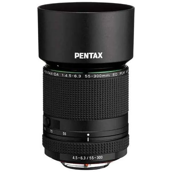 3D printed NFT Figure Ricoh Camera Lens HD PENTAX-DA 55-300mmF4.5-6.3ED PLM WR RE for APS-C Black [PENTAX K / Zoom Lenses]