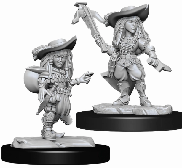 Nonprofit Support PF Unpainted Minis WV15 Gnome Bard Female