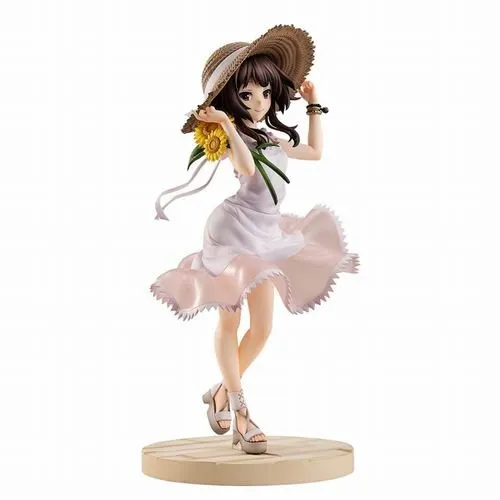 KDcolle KonoSuba Kurenai Densetsu Megumin Sunflower One-Piece Dress Ver. 1/7 Complete Figure Marvel Hero Biodegradable material