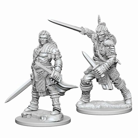 Review Campaign PF Unpainted Minis WV1 Male Human Fighter