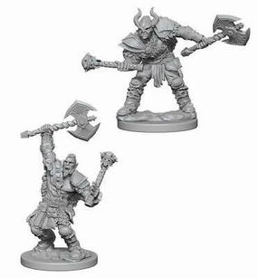 YouTube Support Potion Making PF Unpainted Minis WV3 Half-Orc Male Barbarian