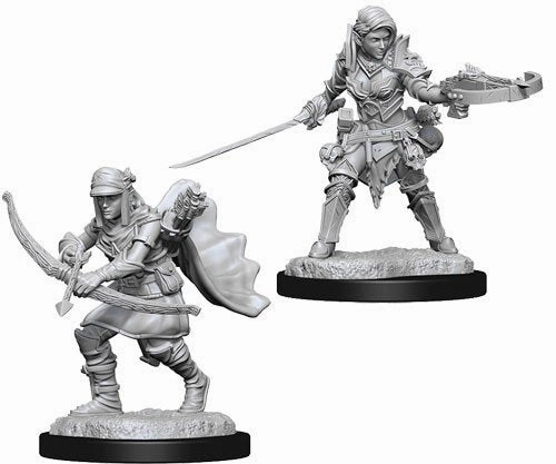 Fictional Language School Edition PF Unpainted Minis WV7 Female Half-Elf Ranger